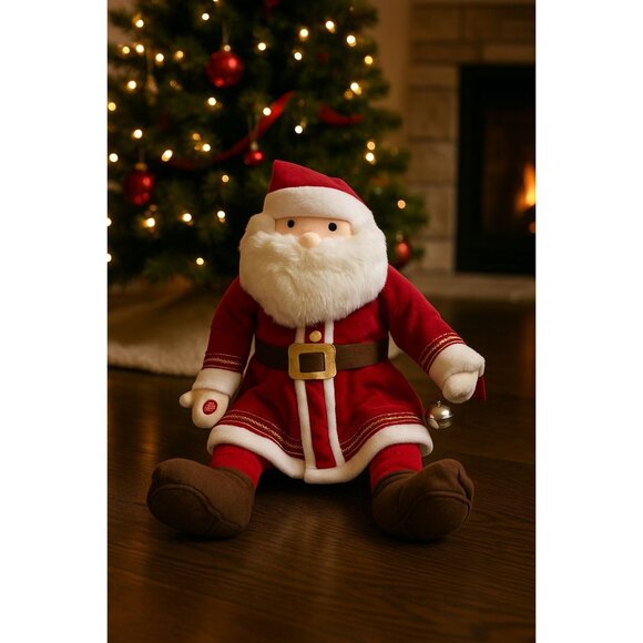 Hallmark Polar Express Santa Plush Musical Bell 2004 Christmas Not Tested - Picture 1 of 8